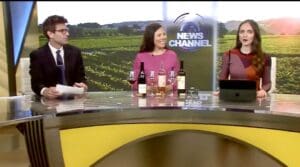Jamie Knee, Wine Travel Presenter on Santa Barbara's KEYT TV