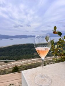 Rosé with a view.