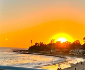 Santa Barbara Orange Sunset
