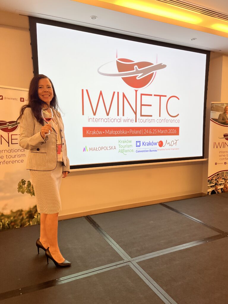 Jamie Knee, wine presenter and the voice of wine travel and enotourism.