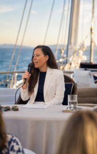 Jamie Knee, Wine Travel Presenter at Sea
