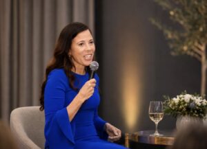 Jamie Knee, Wine Travel Presenter, Speaking in Italy