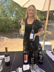 Jamie Knee, Santa Barbara's Wine Travel Writer, with Megan Mc Grath of Lucas & Lewellen