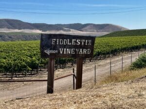 California Wine Month Wine Travel at Fiddlestix Vineyard in Sta Rita Hills