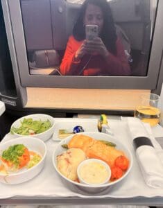 American Airlines on board service with Jamie Knee, Wine Travel Writer