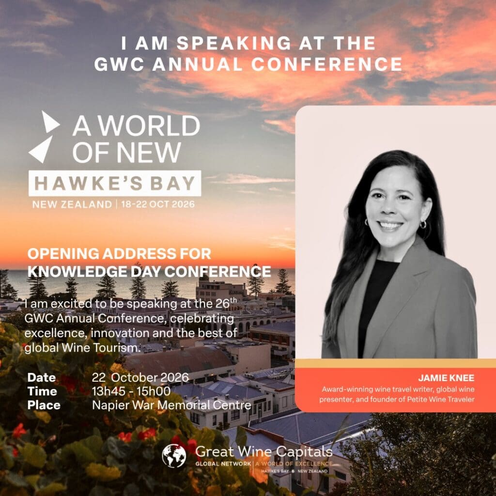 International Wine Travel Speaker Jamie Knee