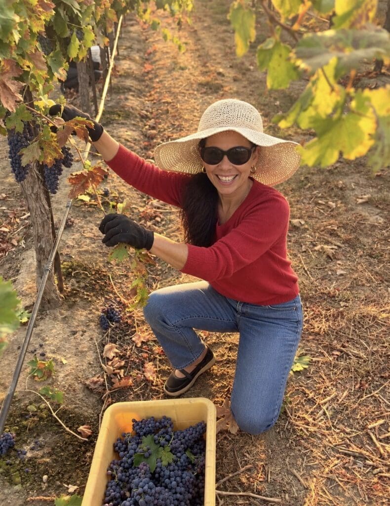 Wine Travel Writer Jamie Knee at Harvest in Lodi
